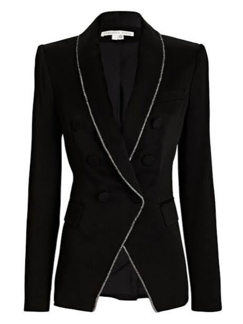 Veronica Beard Jagger Crystal Trimmed Dickey Jacket - Size 6